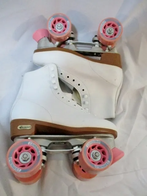 NEW Womens CHICAGO ROLLER SKATES Rollerskate 6 WHITE PINK Derby