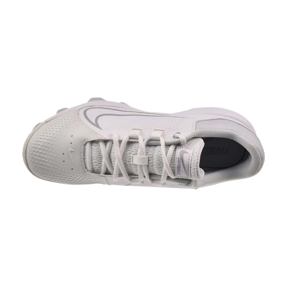 Nike Hyperdiamond 4 Pro MCS Softball Women's Cleats White-Pure Platinum dc8990-100