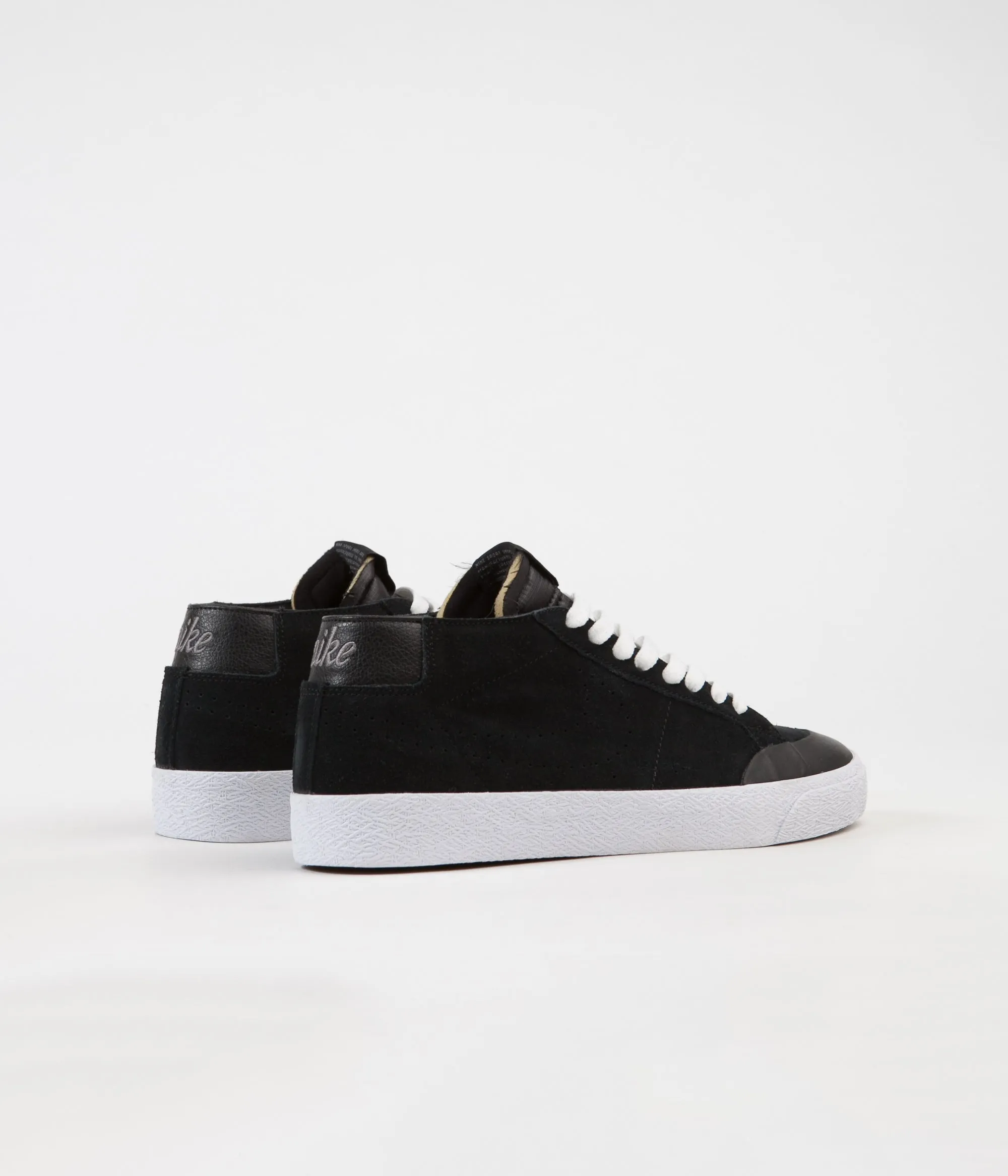 Nike SB Blazer Chukka XT Shoes - Black / Black - Gunsmoke