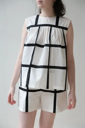 Nina Donis Black and White Check Set