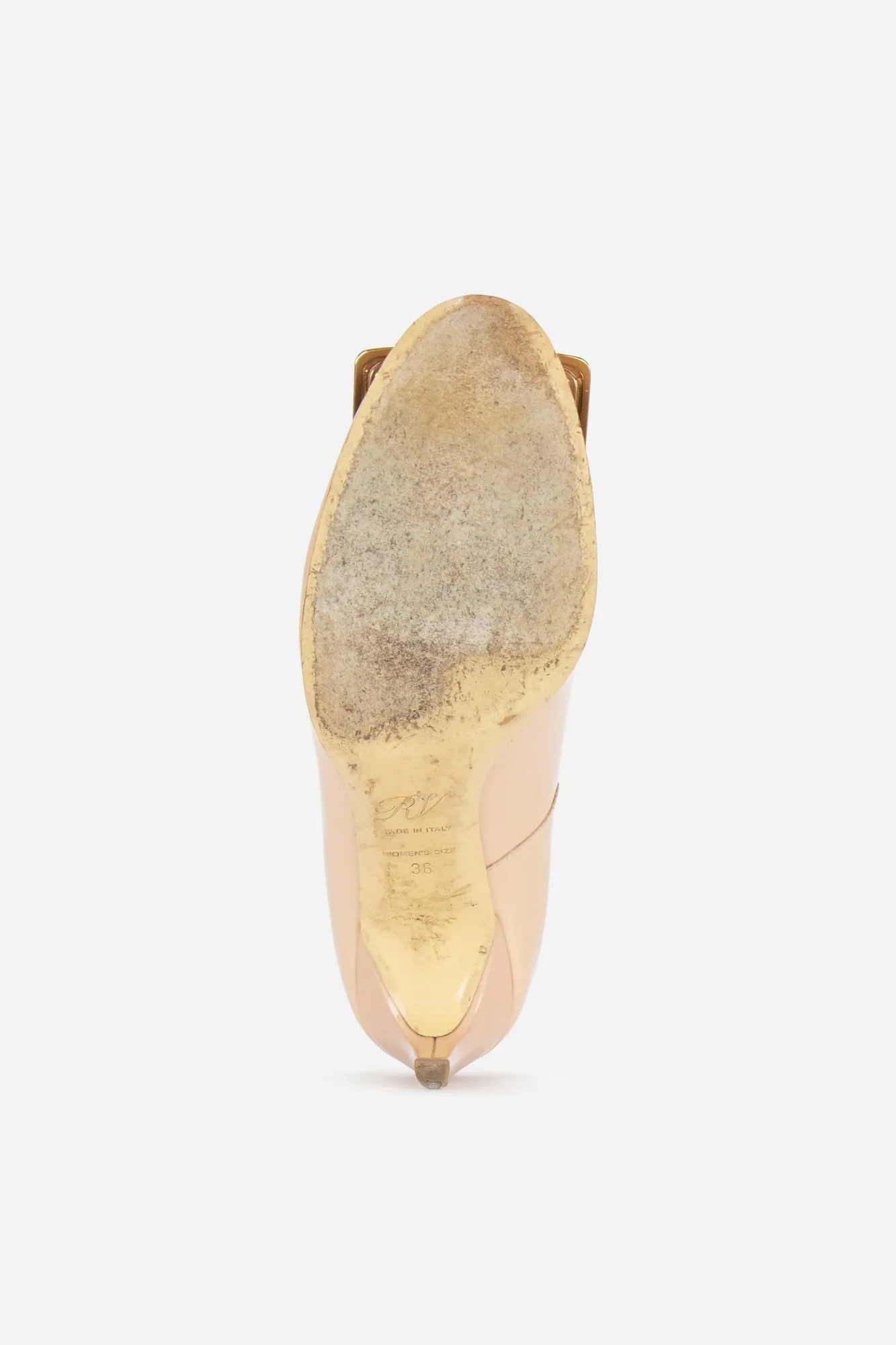 Nude Patent Leather Classic Pumps