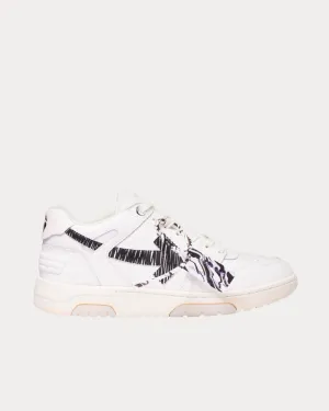Out Of Office "OOO" White Black Low Top Sneakers