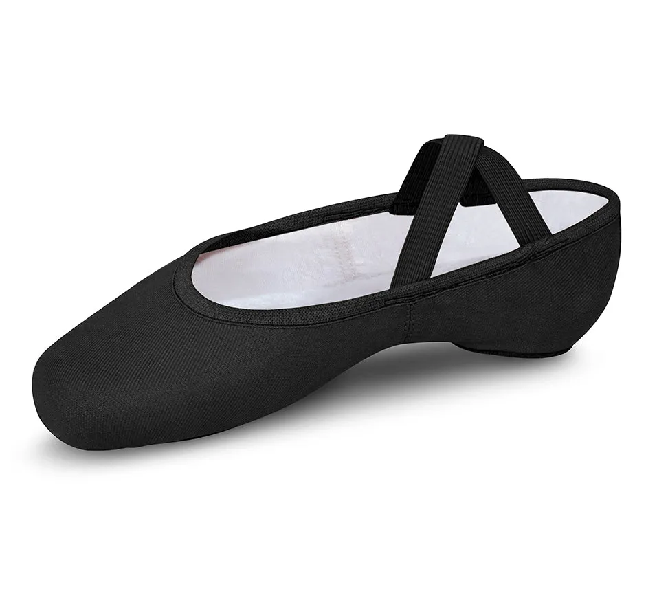 Performa -- Men's Canvas Split Sole Ballet -- Black