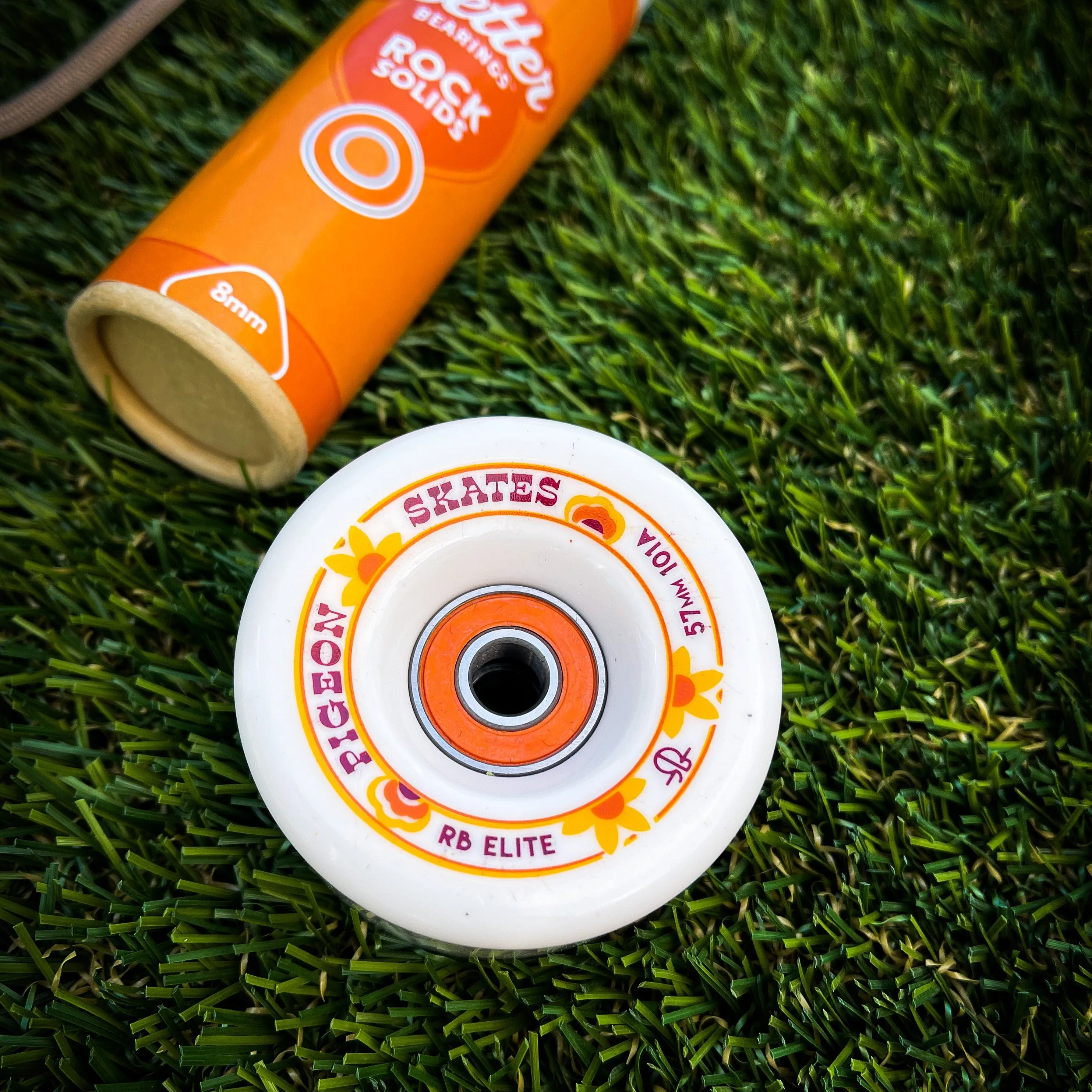 Pigeon x RollerBones Elite Wheels - WHITE