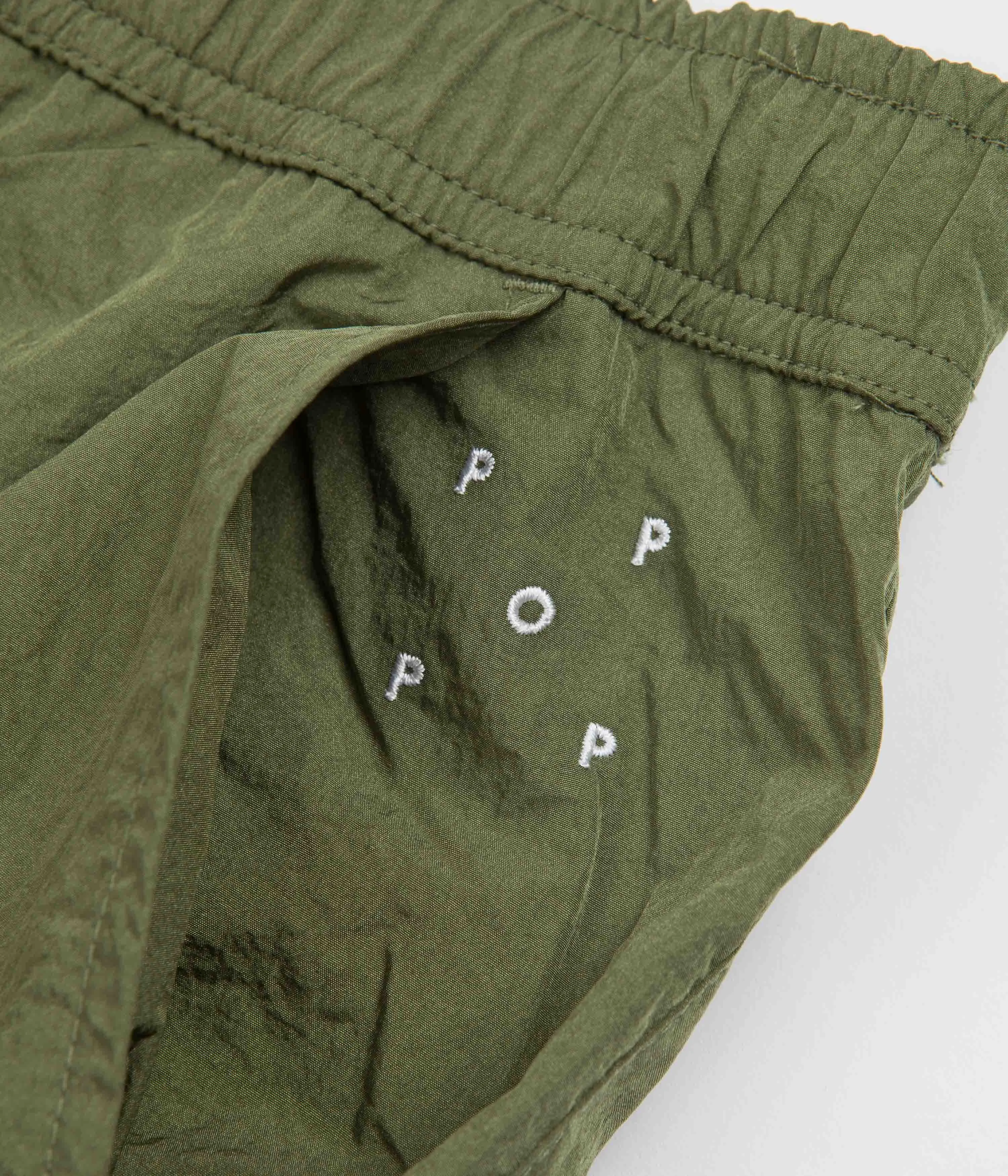 Pop Trading Company Cargo Track Pants - Olivine