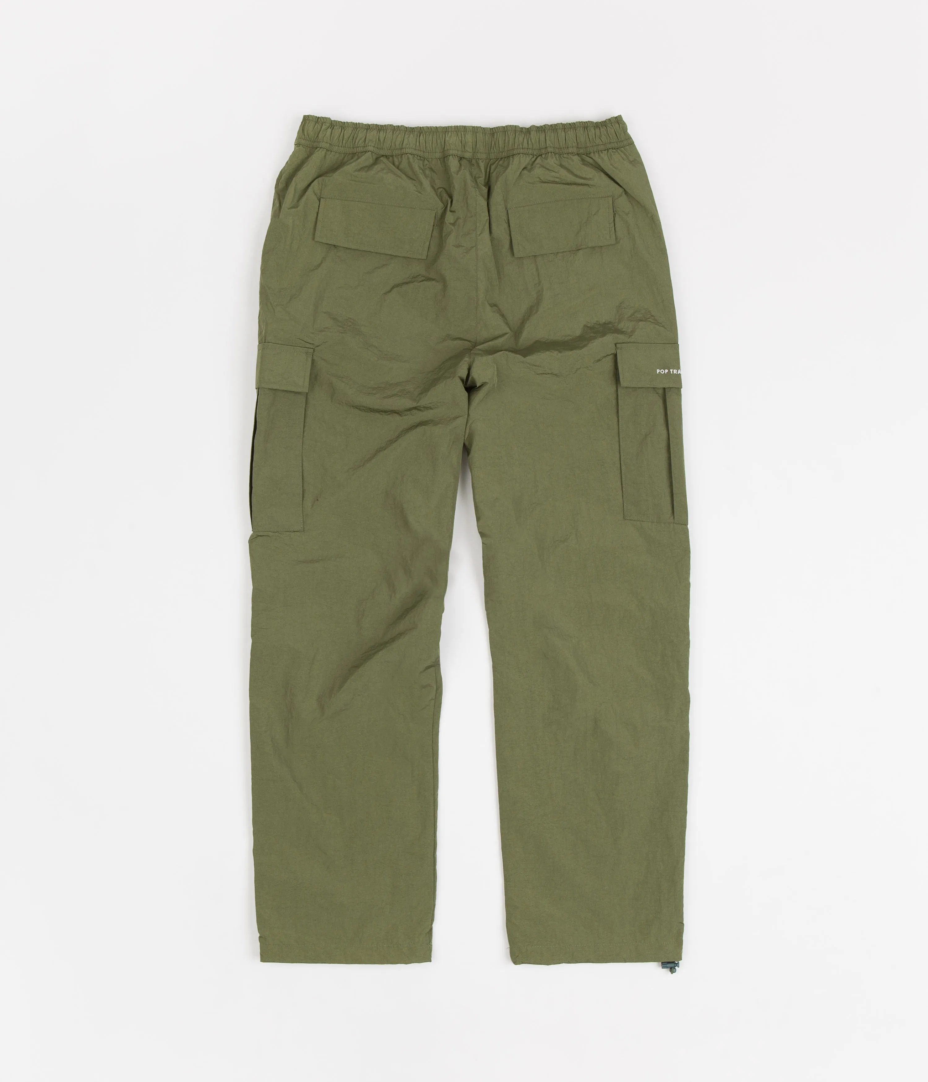Pop Trading Company Cargo Track Pants - Olivine