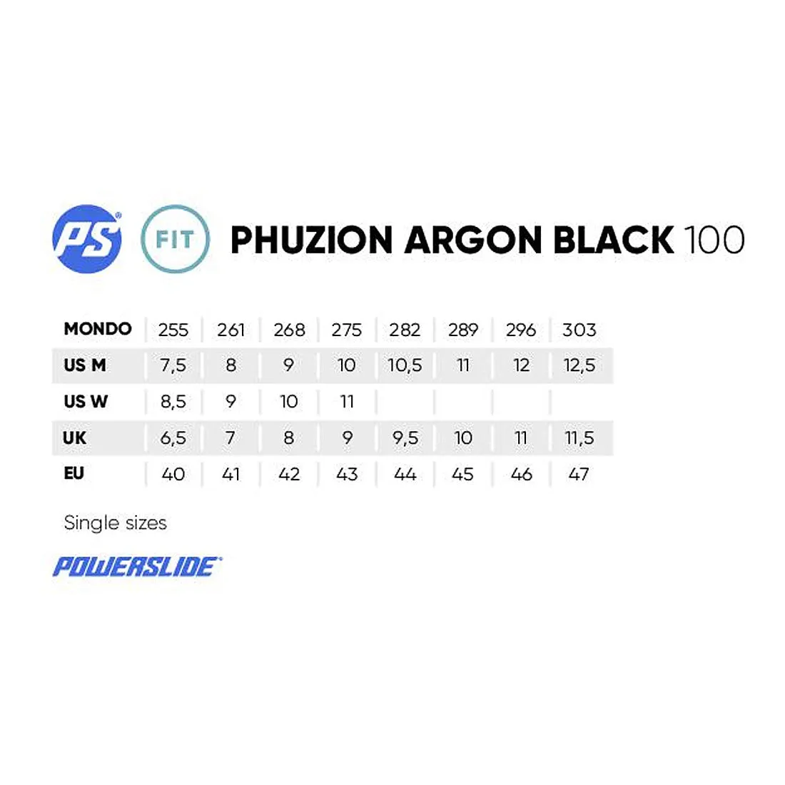 Powerslide Phuzion Argon 100 Black