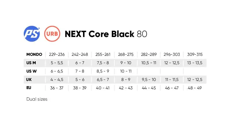 Powerslide Urban: NEXT Core Black 80