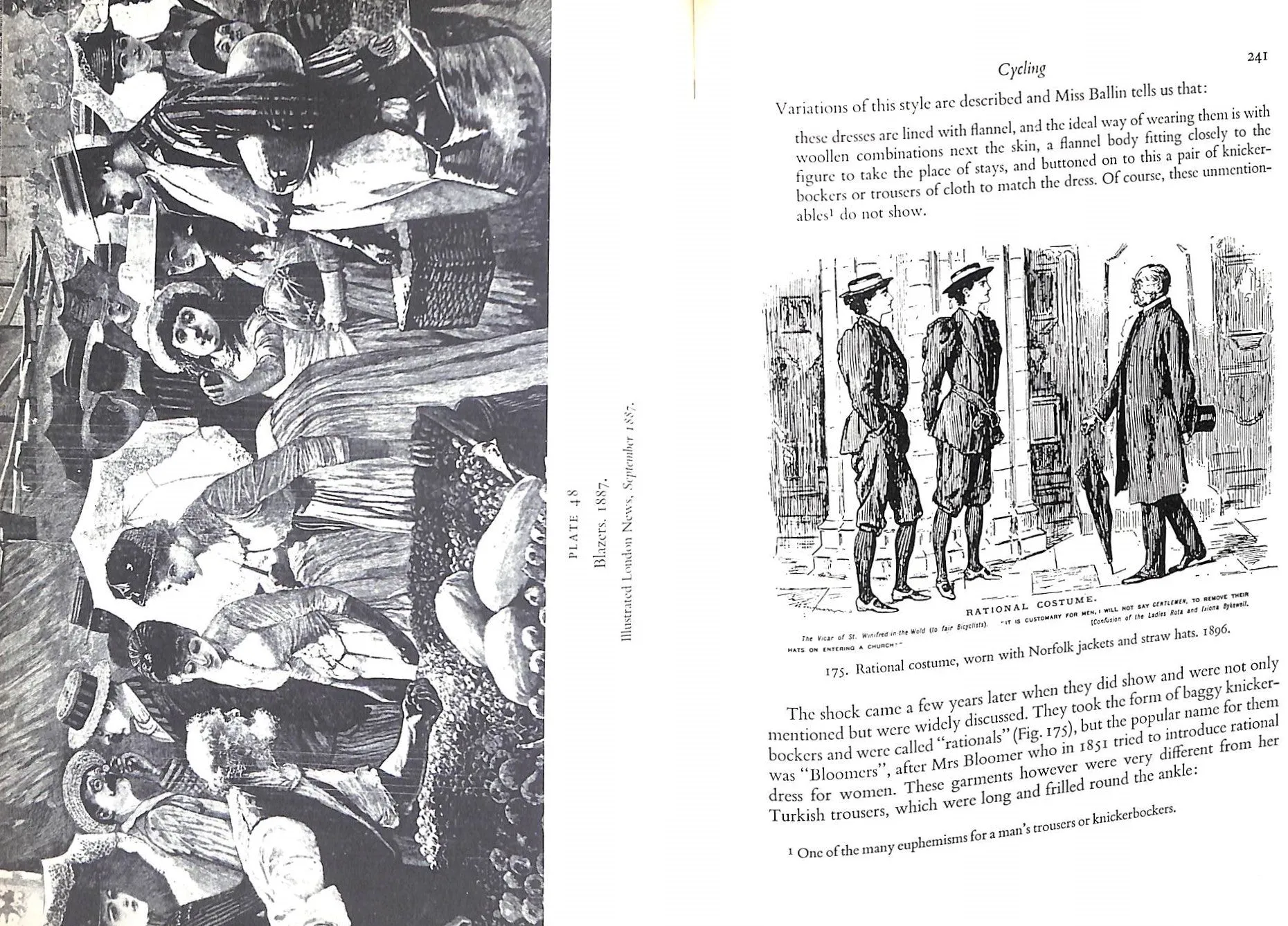 "English Costume For Sports & Outdoor Recreation: From The 16th To 19th Centuries" CUNNINGTON, Phillis & MANSFIELD, Alan