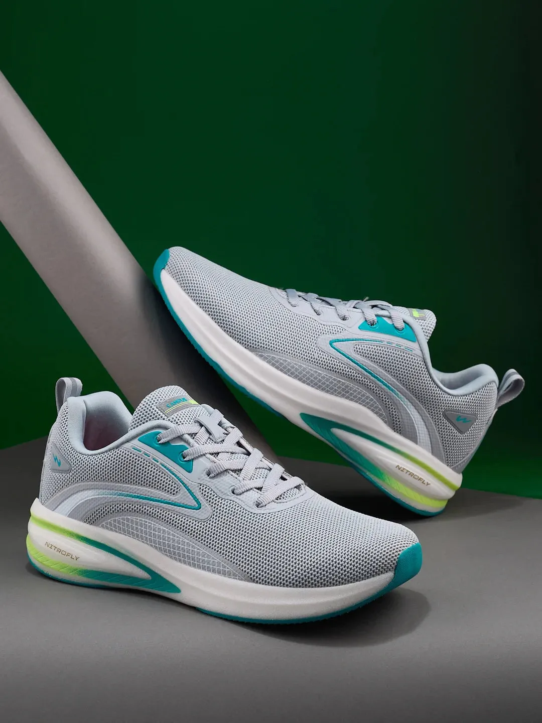 REBEL Grey Men's Running Shoes