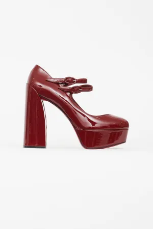 Red Patent Movida Jane Pump