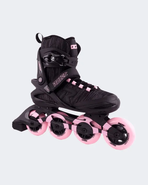 Roces Warp Thread Women In Line Sk Roller Skates Black/Pink 400876/00001