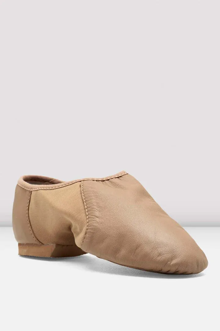 S0495L - Tan - Ladies Neo-Flex Slip On Leather Jazz Shoe - Select Size