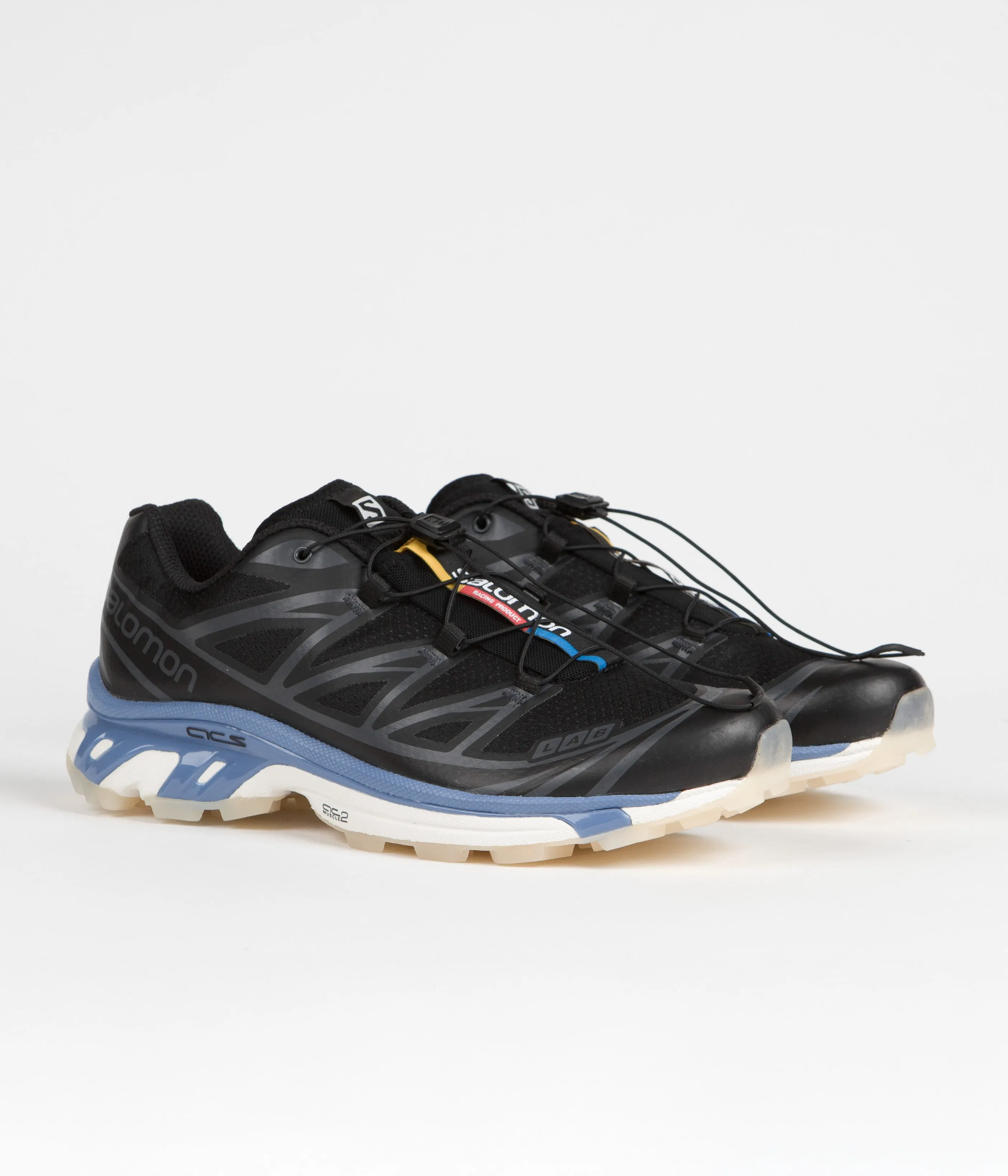Salomon XT-6 Clear Shoes - Black / Riviera / Nimbus Cloud