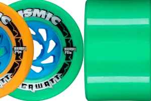 Seismic 83mm 90mm MEGAWATT Wheels - Mint Defcon