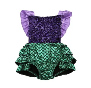 Sequined Mermaid Romper