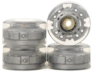 SFR Light Up Quad Roller Skate Wheels x4 - Grey