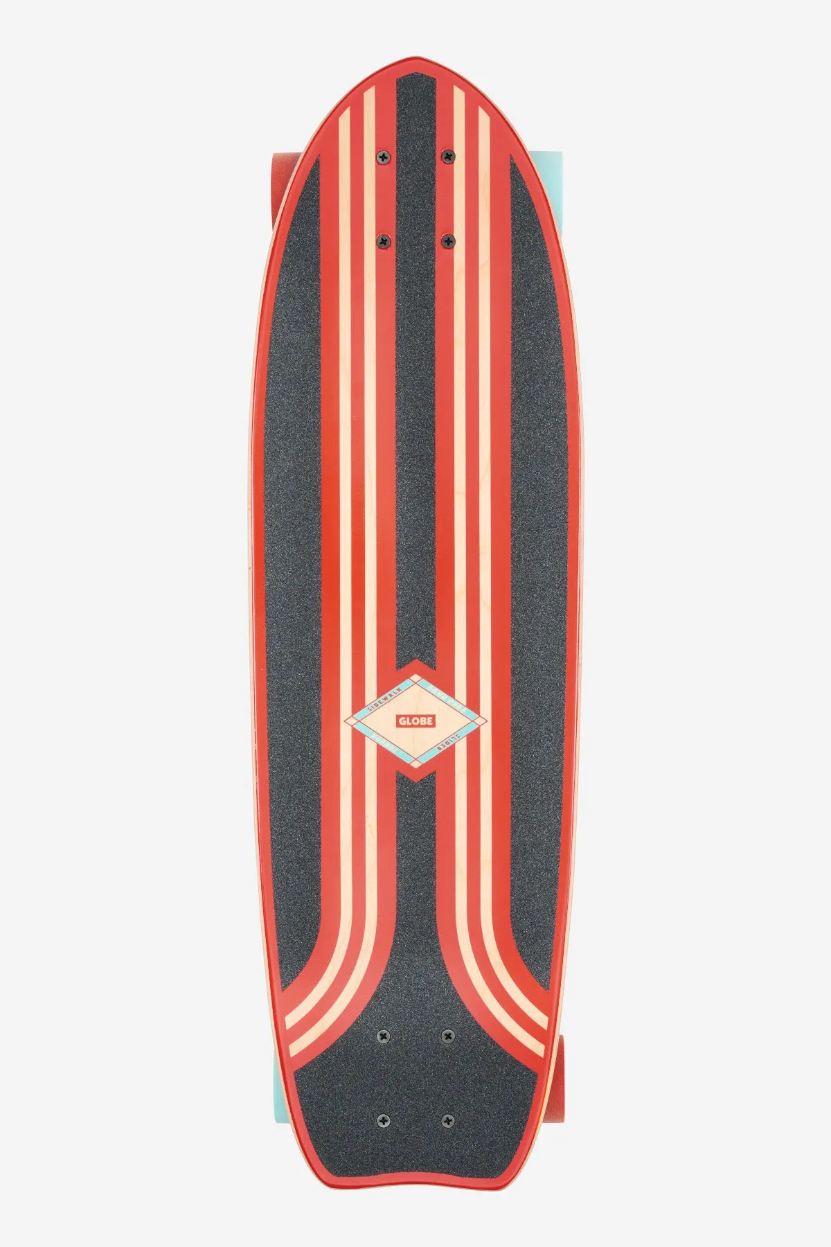 Sidewalk Slider 28" Cruiserboard - Red/Spider