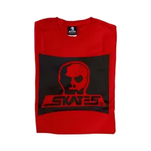 SKULL SKATES Skull Burbs Surf Box T-Shirt Fire Engine
