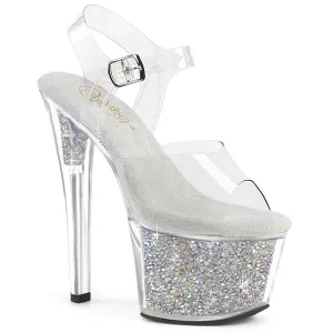 SKY-308RSI Glitter Platform Sandal High Heel
