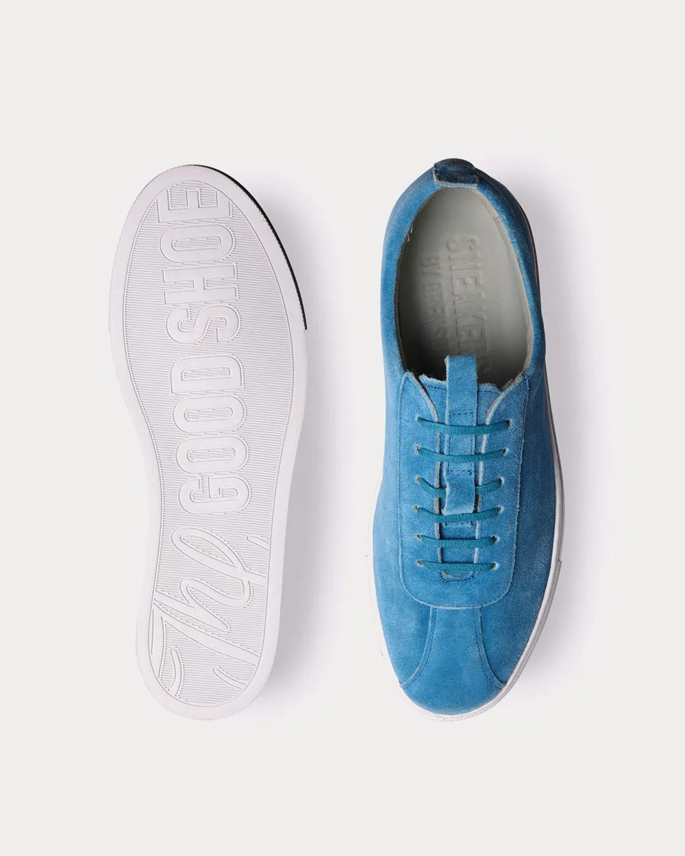 Sneaker 1 Eco Suede Blue Low Top Sneakers