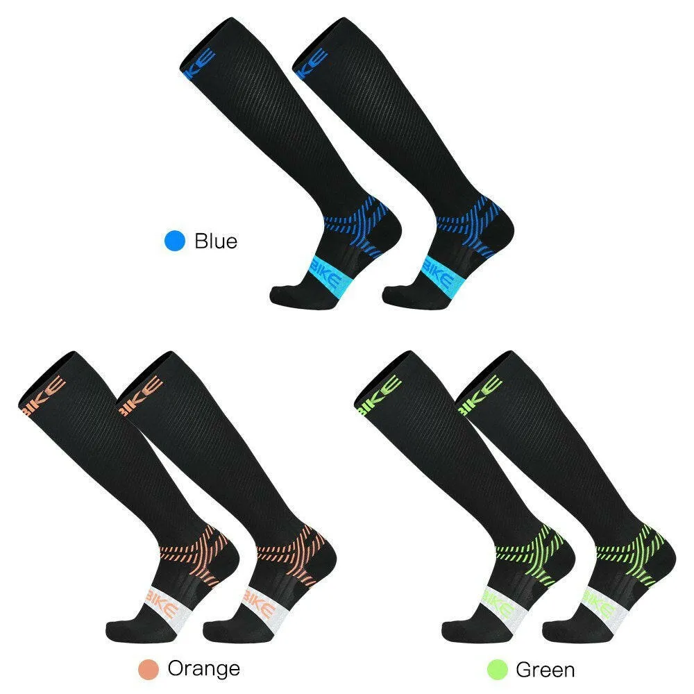 Sport Compression Socks Breathable Compression Stockings for Running Cycling Hiking