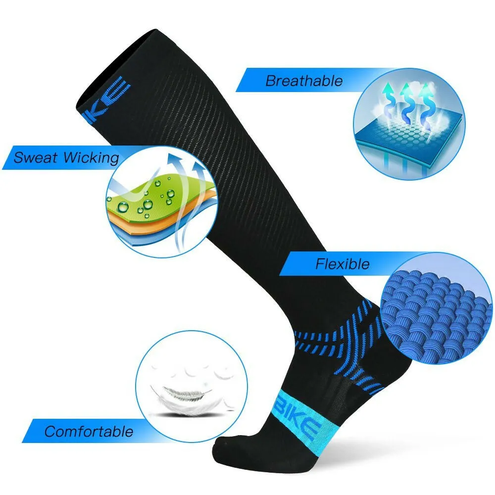 Sport Compression Socks Breathable Compression Stockings for Running Cycling Hiking