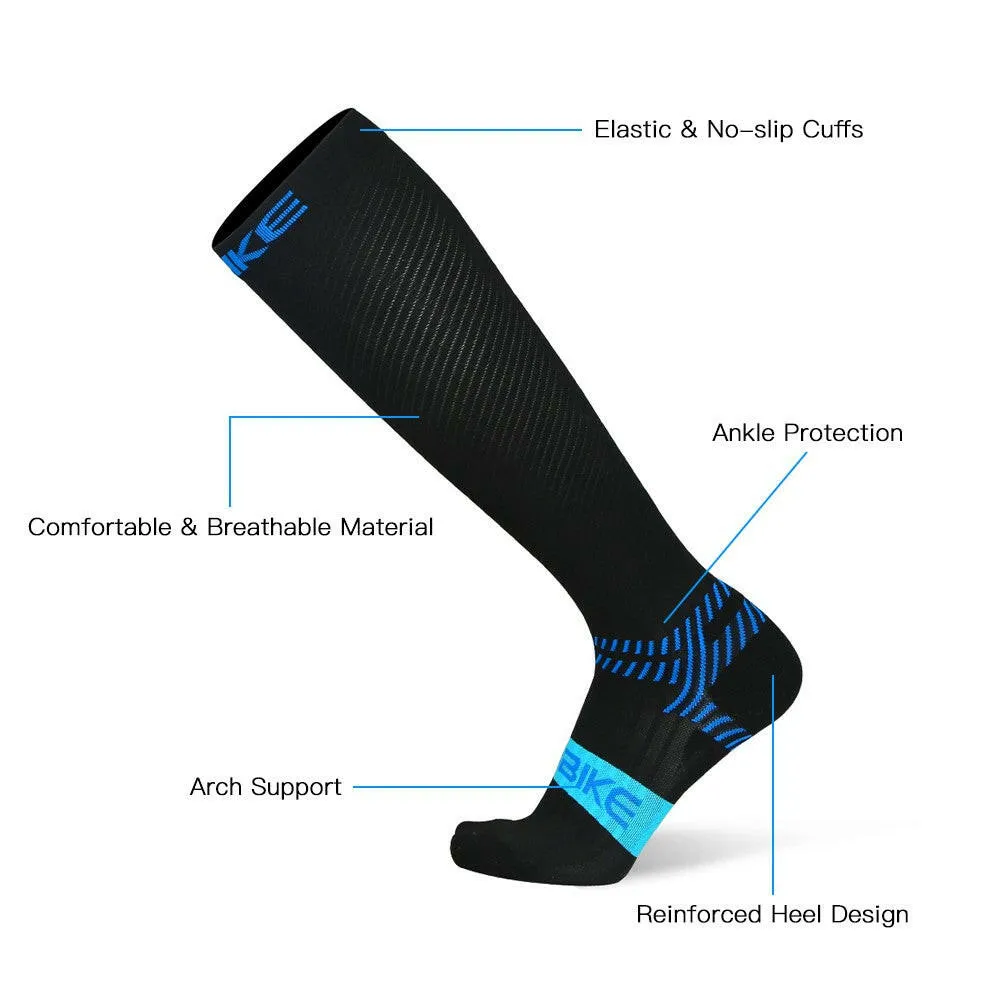 Sport Compression Socks Breathable Compression Stockings for Running Cycling Hiking