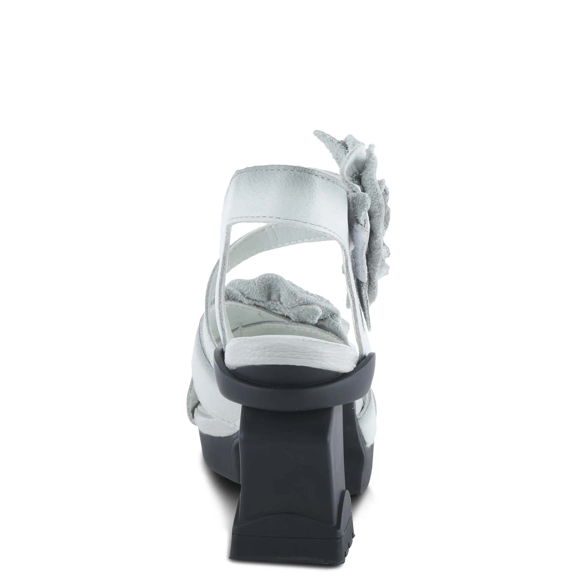 Spring Step Shoes L'Artiste Shelly Ankle Strap Sandal Women’s Hand Painted Leather