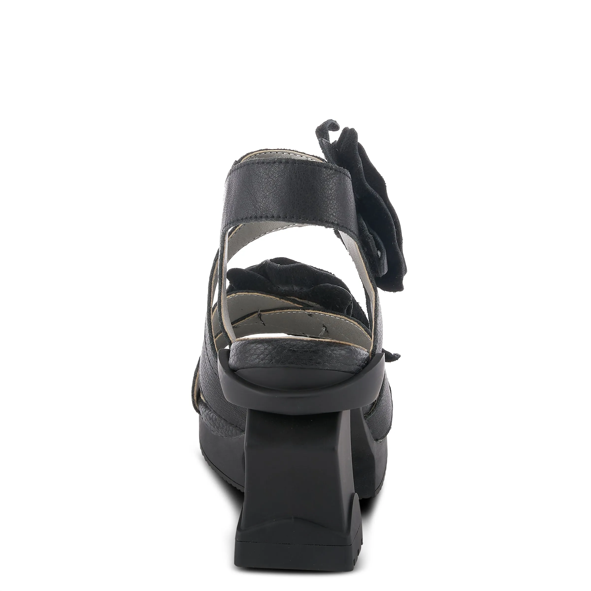 Spring Step Shoes L'Artiste Shelly Ankle Strap Sandal Women’s Hand Painted Leather