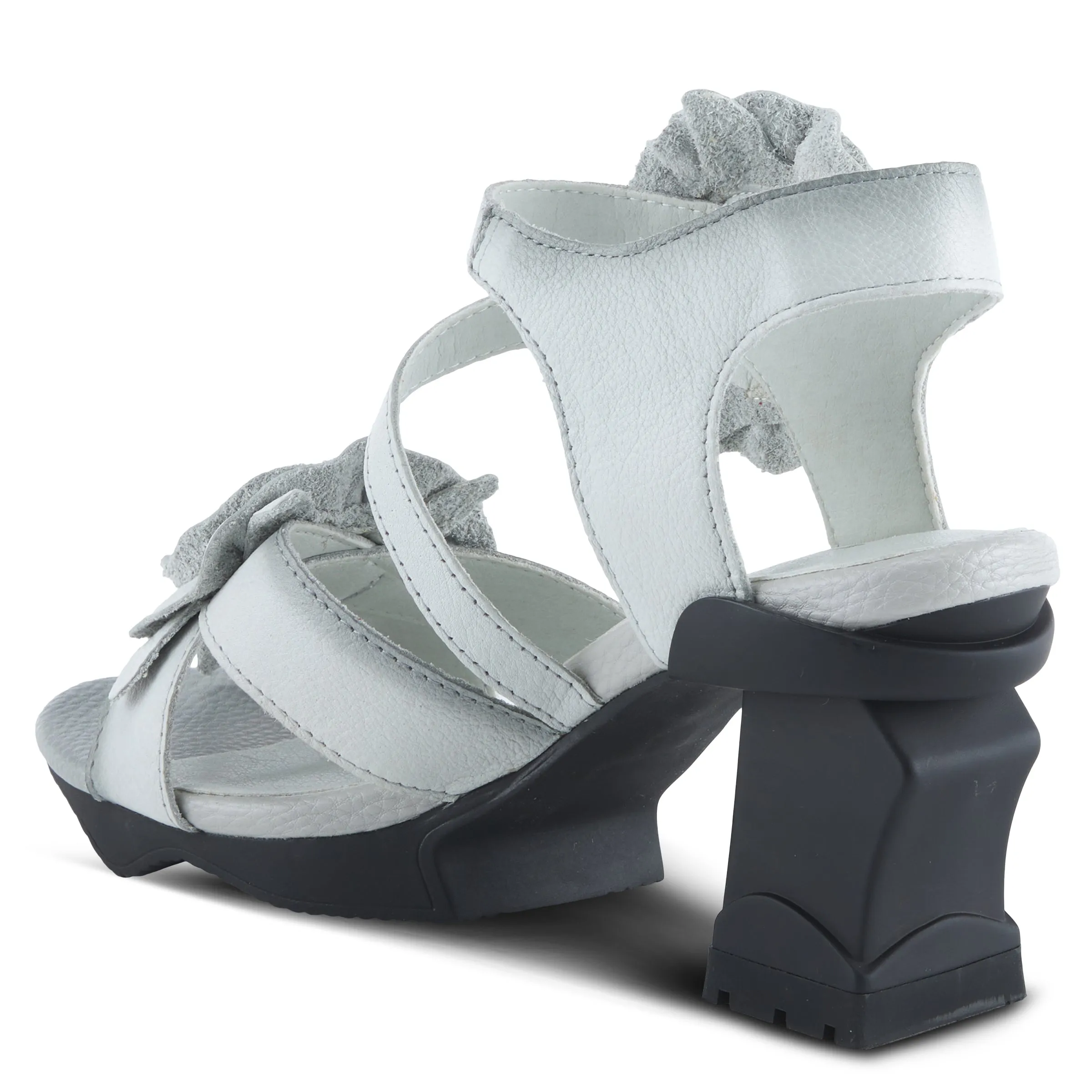 Spring Step Shoes L'Artiste Shelly Ankle Strap Sandal Women’s Hand Painted Leather