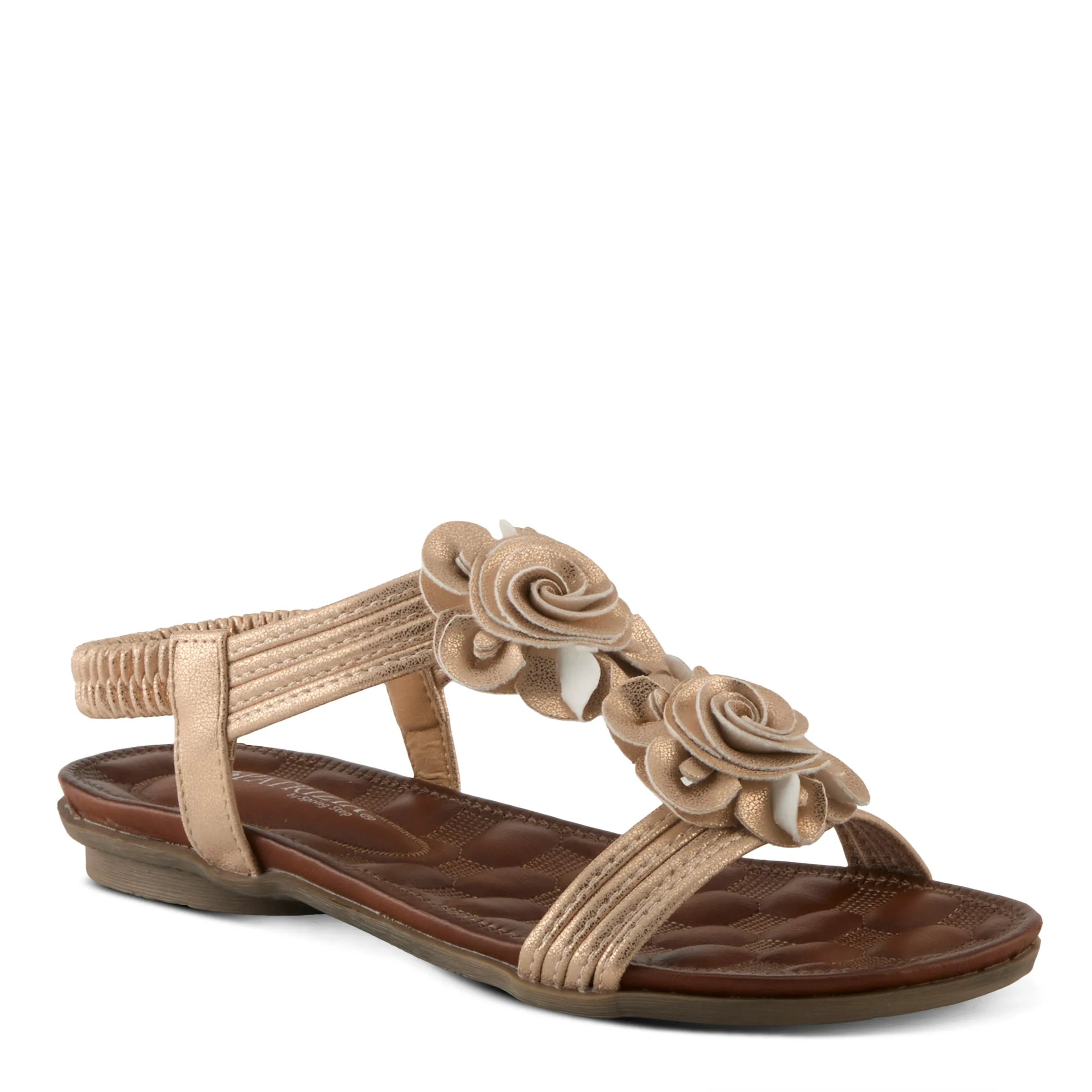 Spring Step Shoes  Patrizia Nectarine Sandal Women's Vegan Leather 1" Heel