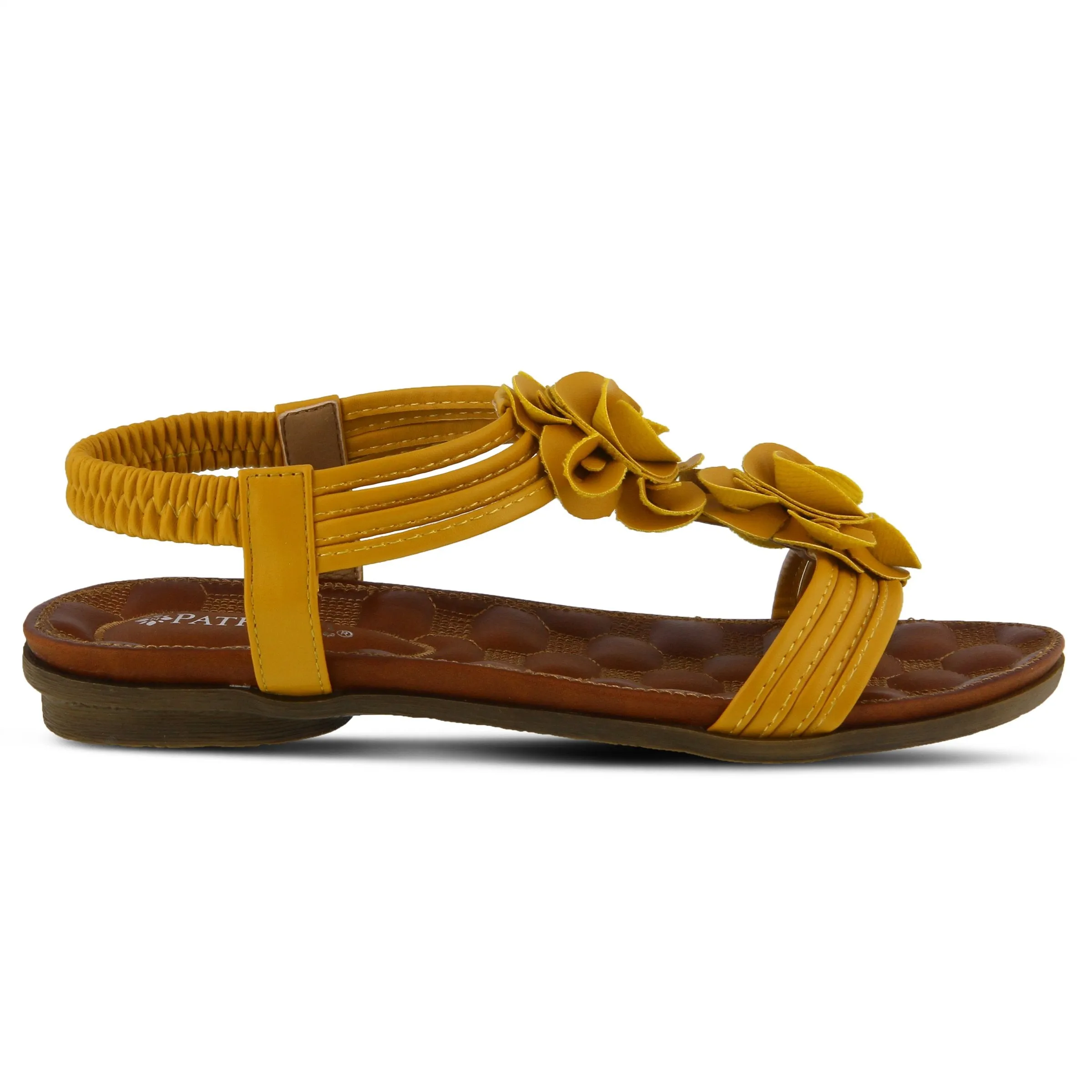Spring Step Shoes  Patrizia Nectarine Sandal Women's Vegan Leather 1" Heel