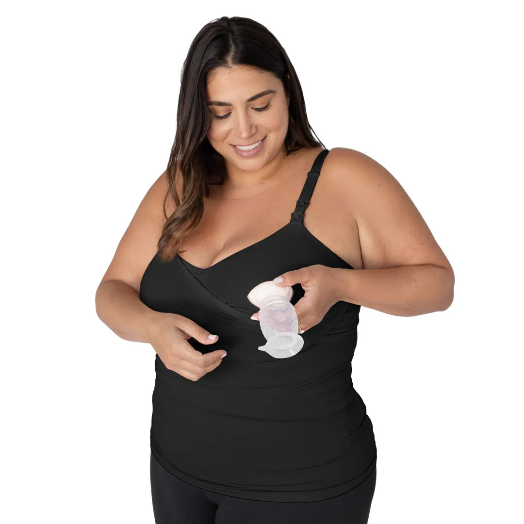 Sublime® Hands-Free Pumping & Nursing Tank | Black