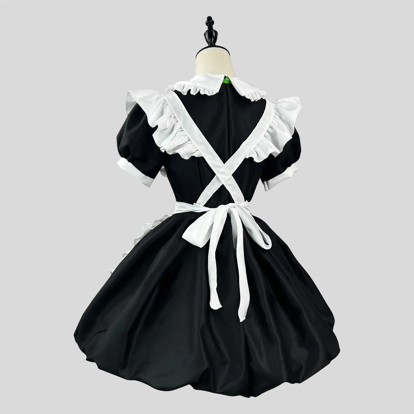 Sweet Panda Maid Lolita Costume - Adorable Bubble Skirt Anime Outfit with Accessories