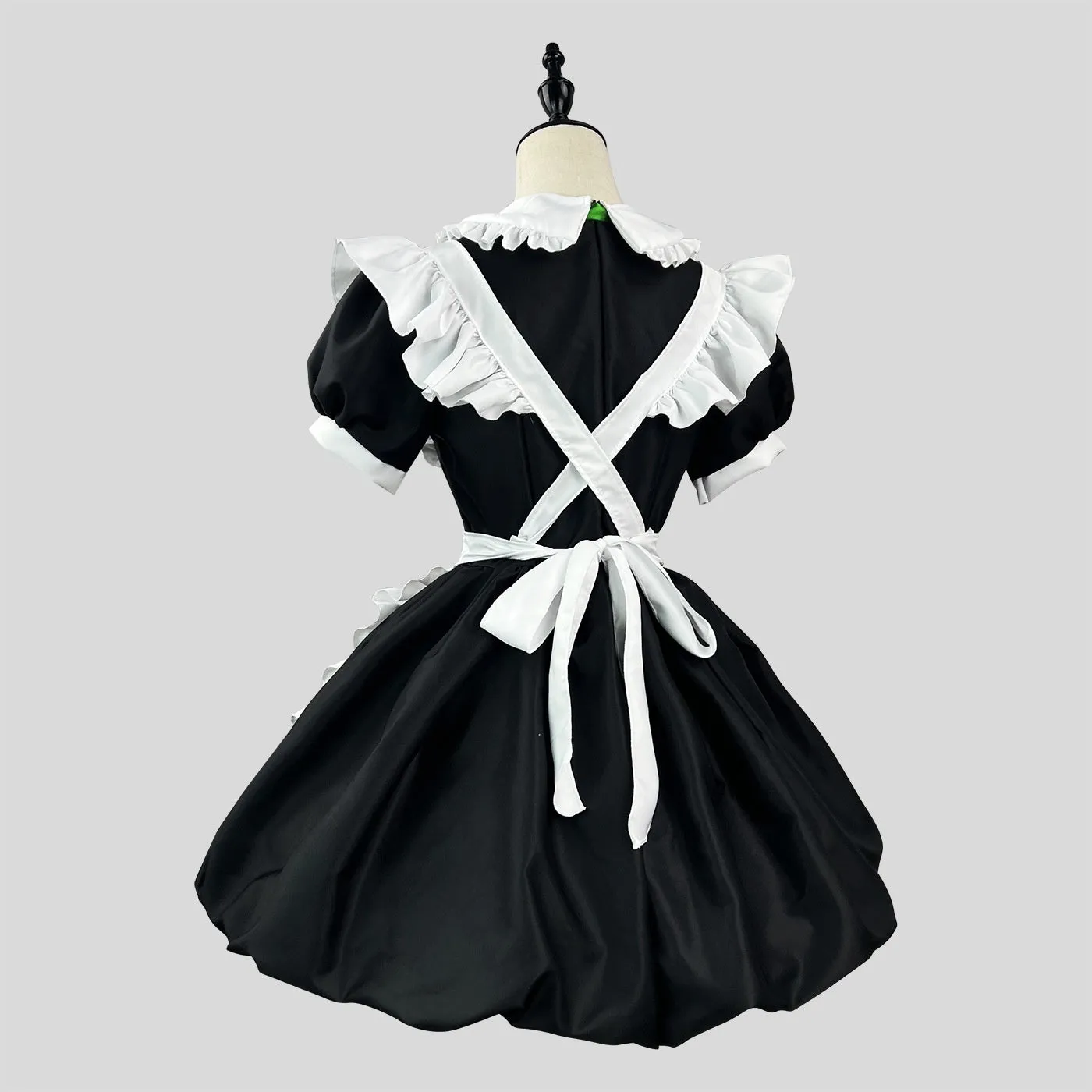 Sweet Panda Maid Lolita Costume - Adorable Bubble Skirt Anime Outfit with Accessories