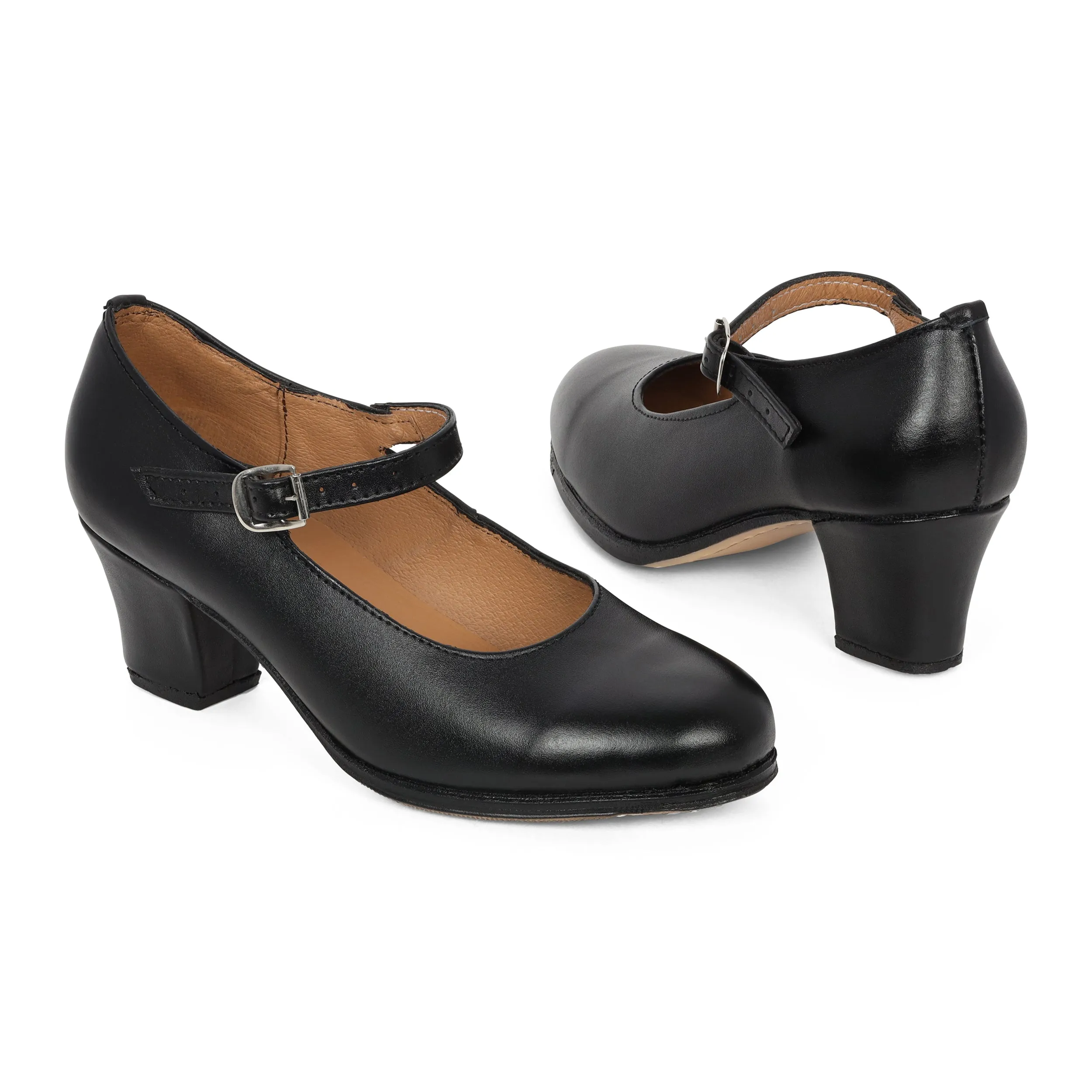 Tonantzin 227 Women's Flamenco Dance Shoes with Nails, 6cm Heel