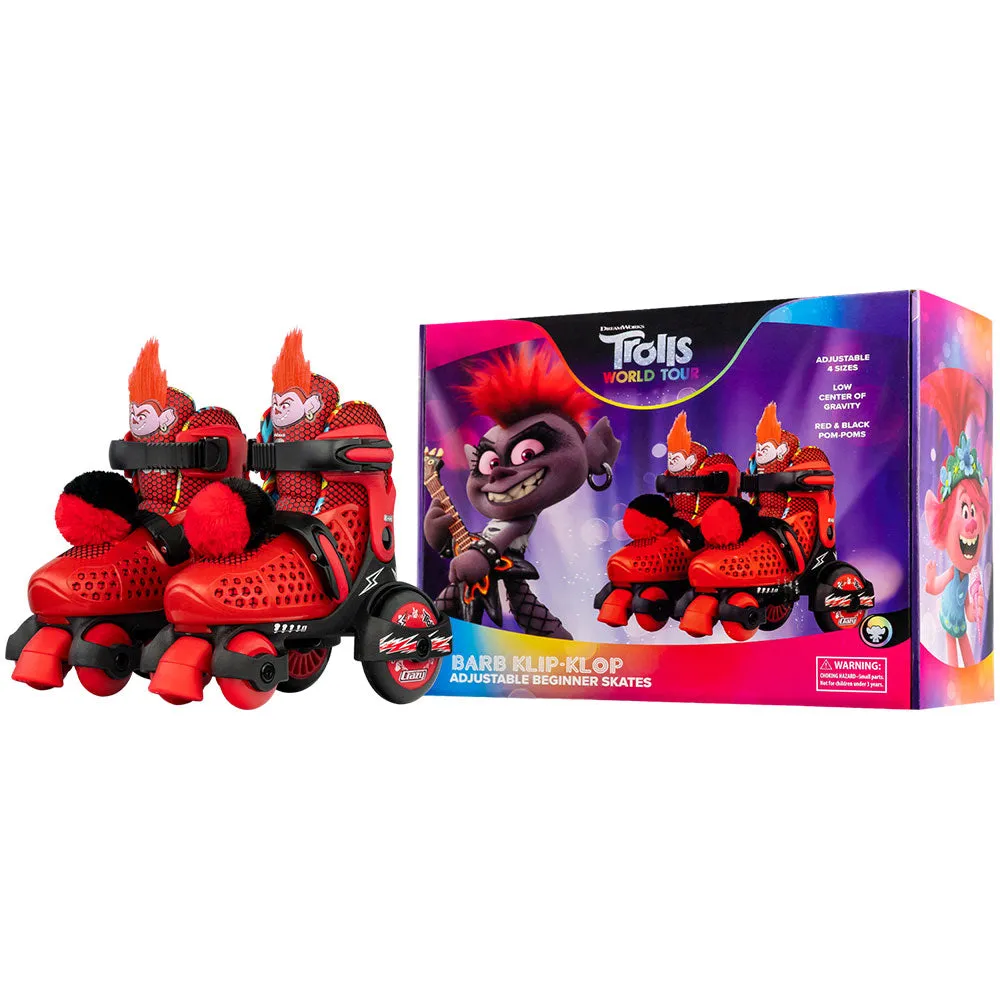 TROLLS Barb - Size Adjustable Klip Klop Skates