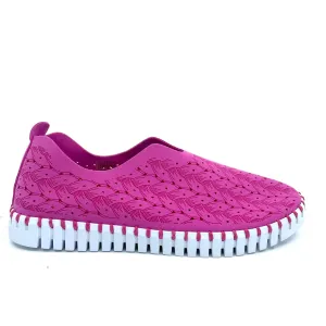 Tulip 148 Perforated Slip-On Sneaker - Rose Violet