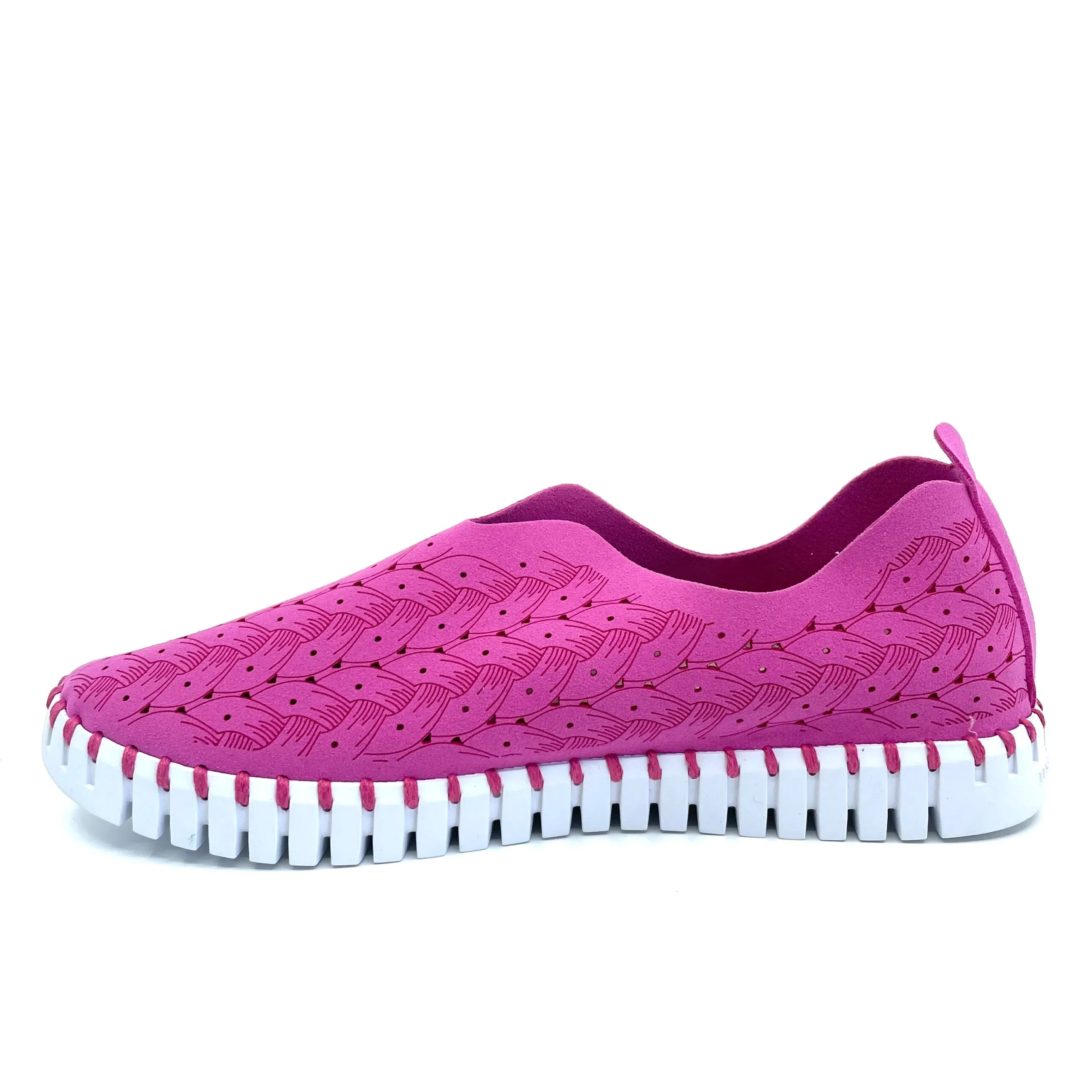Tulip 148 Perforated Slip-On Sneaker - Rose Violet