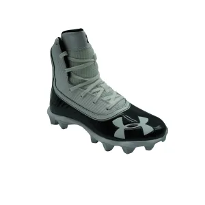 Under Armour Boy's Highlight RM Jr Football Cleats White Black