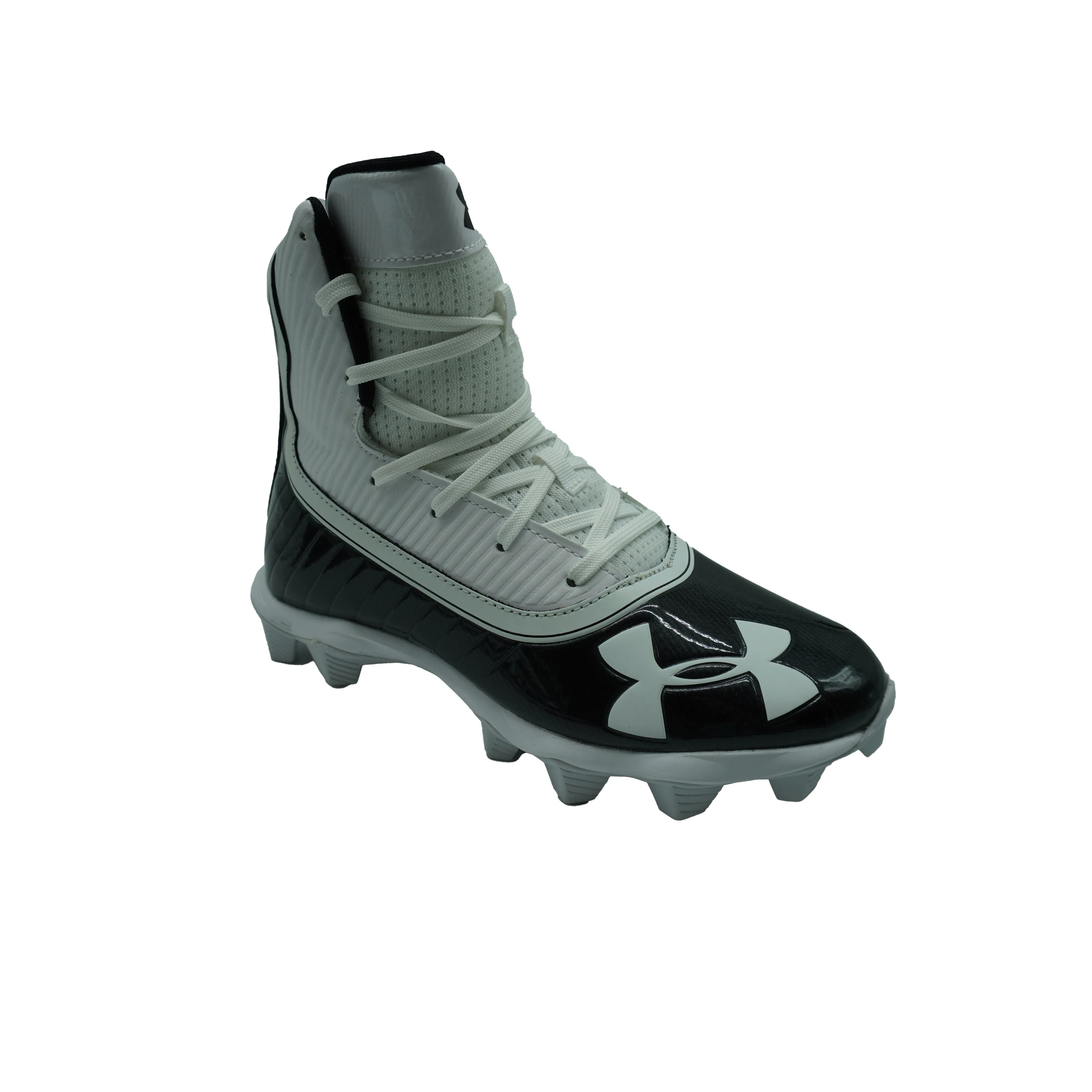 Under Armour Boy's Highlight RM Jr Football Cleats White Black
