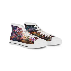 Unisex High Top Sneakers Psychedelic 001
