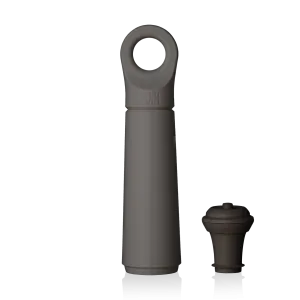 Vacu Vin Wine Saver Loop Vacuum Pump with Stopper – Graphite