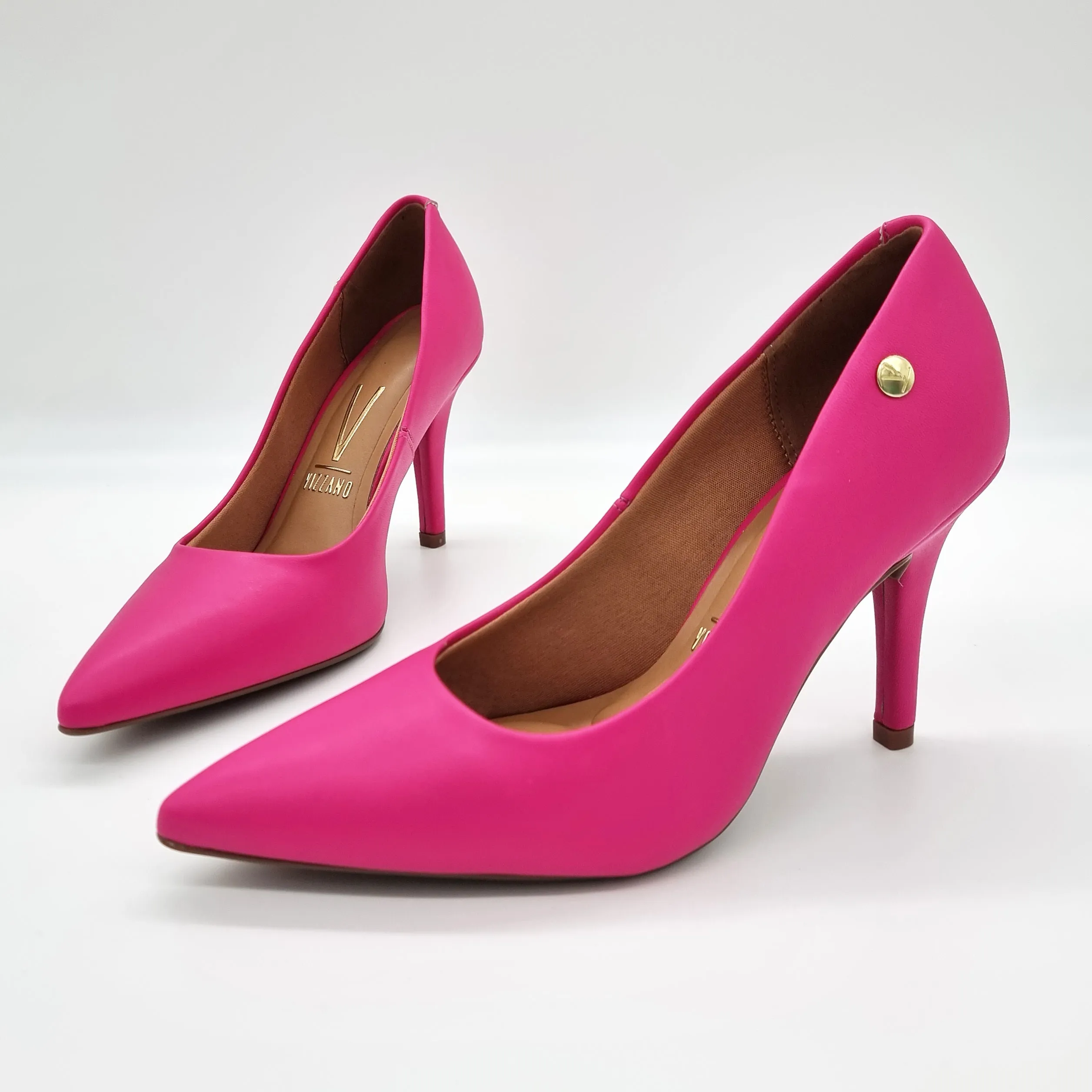 Vizzano 1184-1101 Pointy Toe Pump in Pink Napa