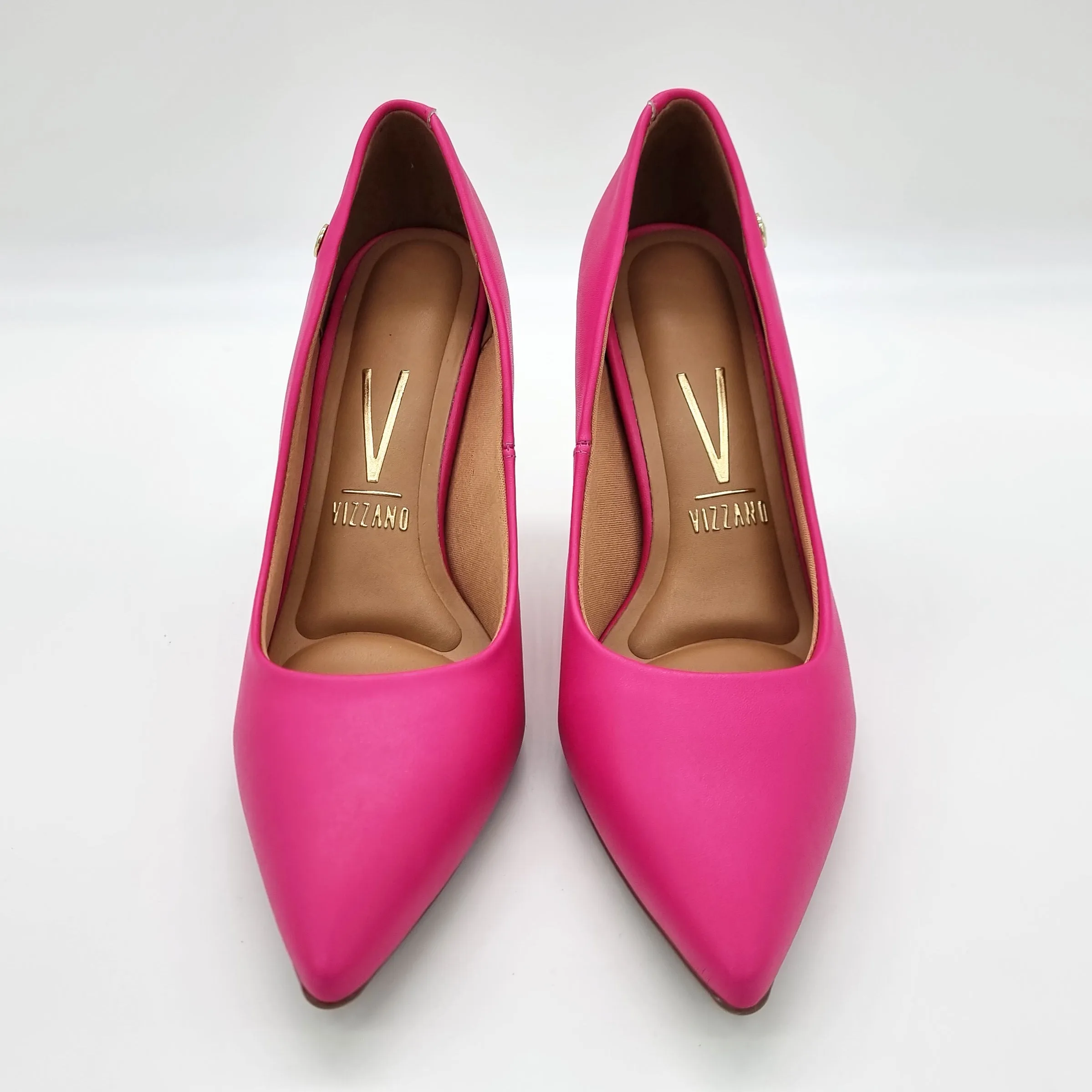Vizzano 1184-1101 Pointy Toe Pump in Pink Napa