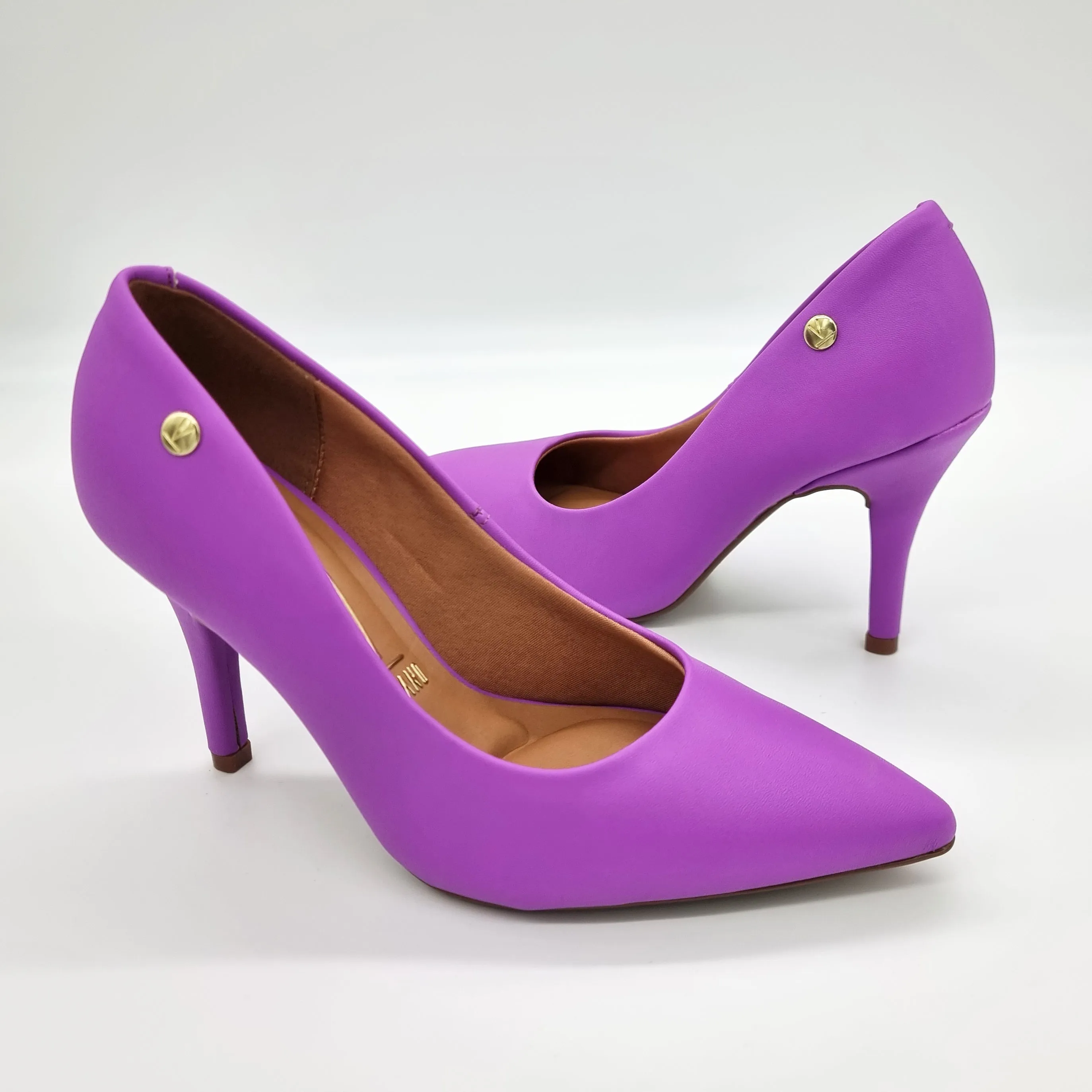 Vizzano 1184-1101 Pointy Toe Pump in Purple Sun Napa