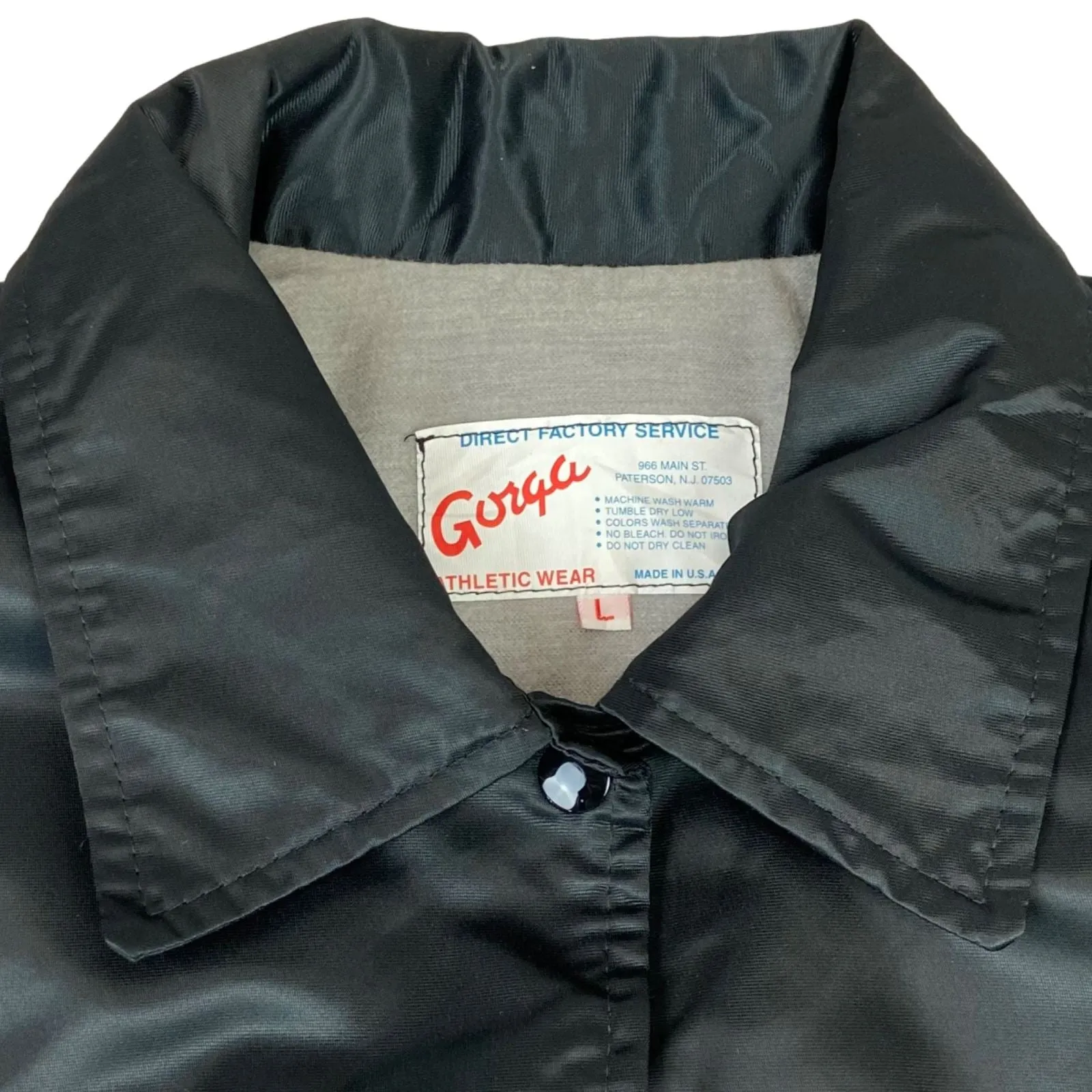 VTG USA JACKSON JAGUARS FOOTBALL LINED NYLON WINDBREAKER SURFER JACKET 44” L