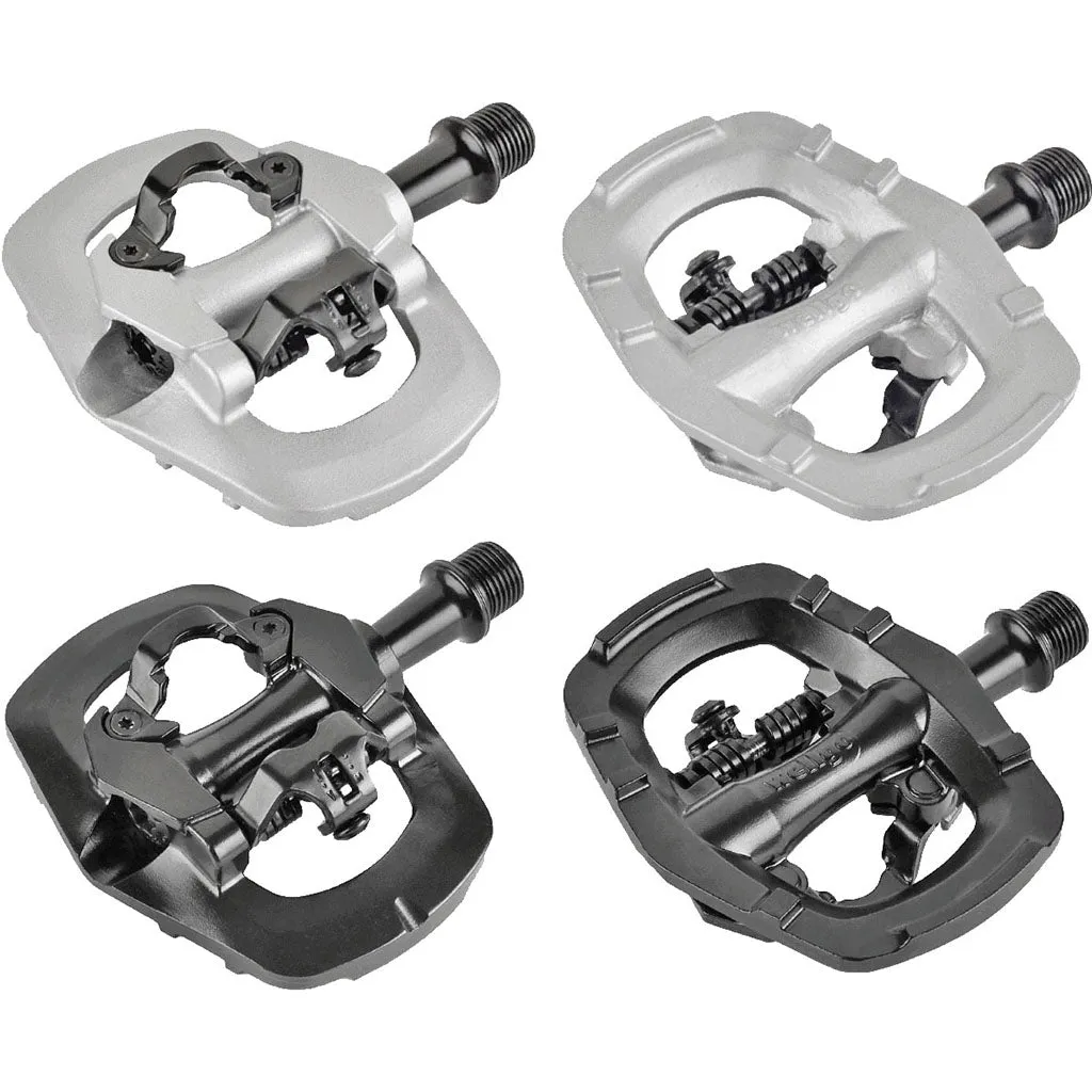 Wellgo C-317B Clipless Pedal-One Side , Spd - Silver