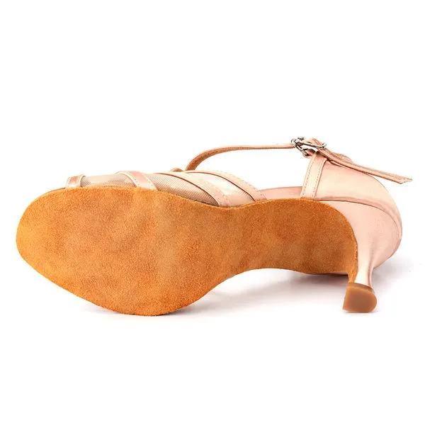 Women's Leatherette 7.5cm Heel Ballroom Dance Shoes  Latin Salsa Dance Shoes